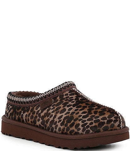 Burnt Cheetah Print Burnt Cedar Platform Slippers