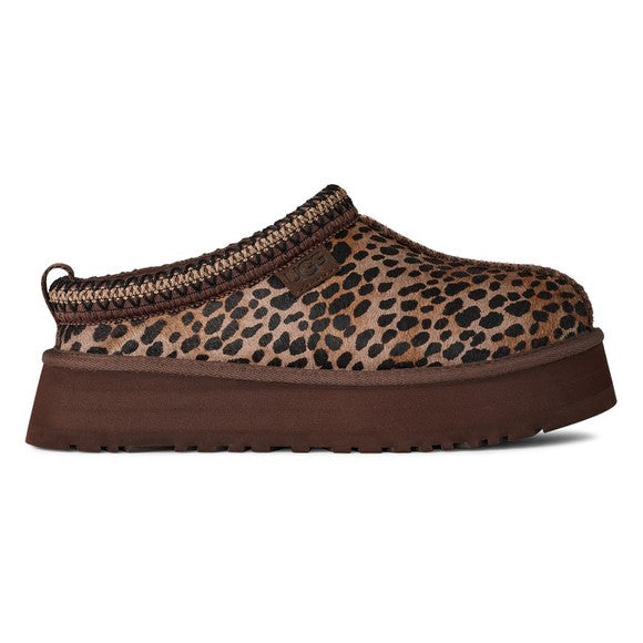 Burnt Cheetah Print Burnt Cedar Platform Slippers