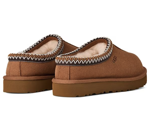 Brown Chestnut Platform Slippers