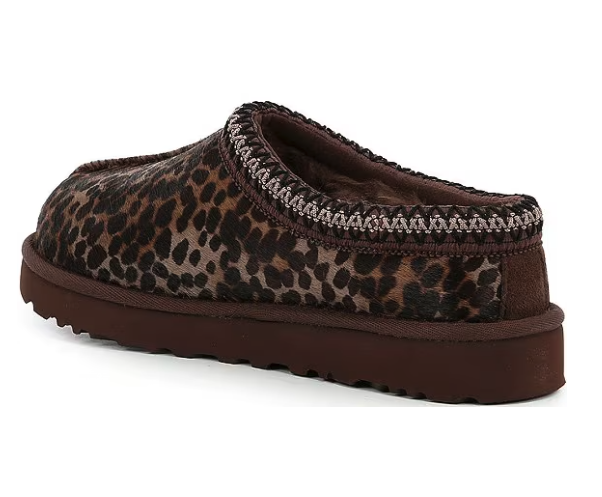 Burnt Cheetah Print Burnt Cedar Platform Slippers