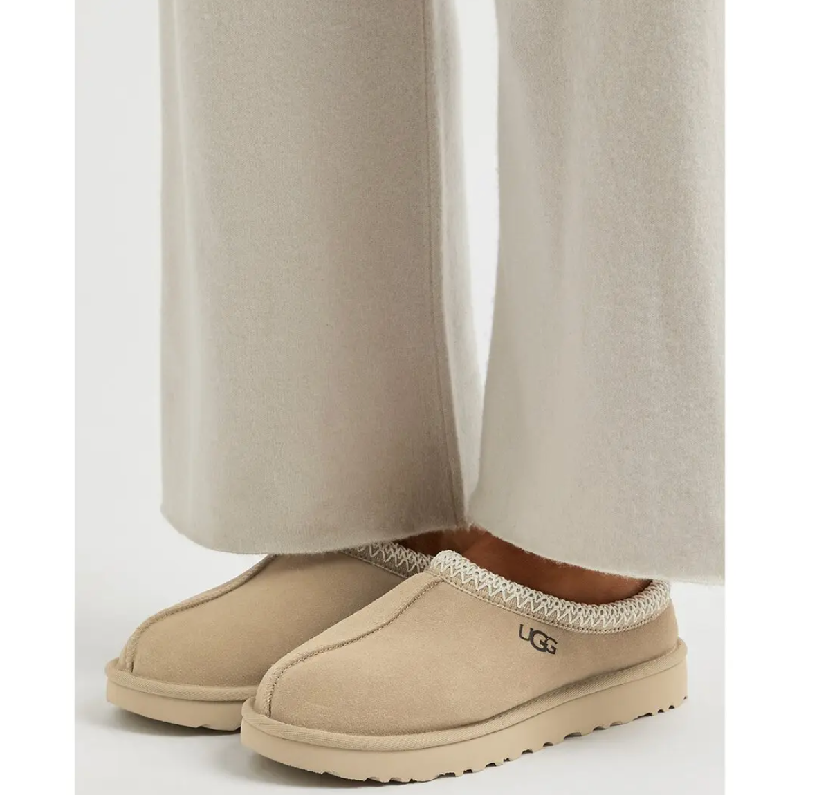 Creme Tasman Platform Slippers